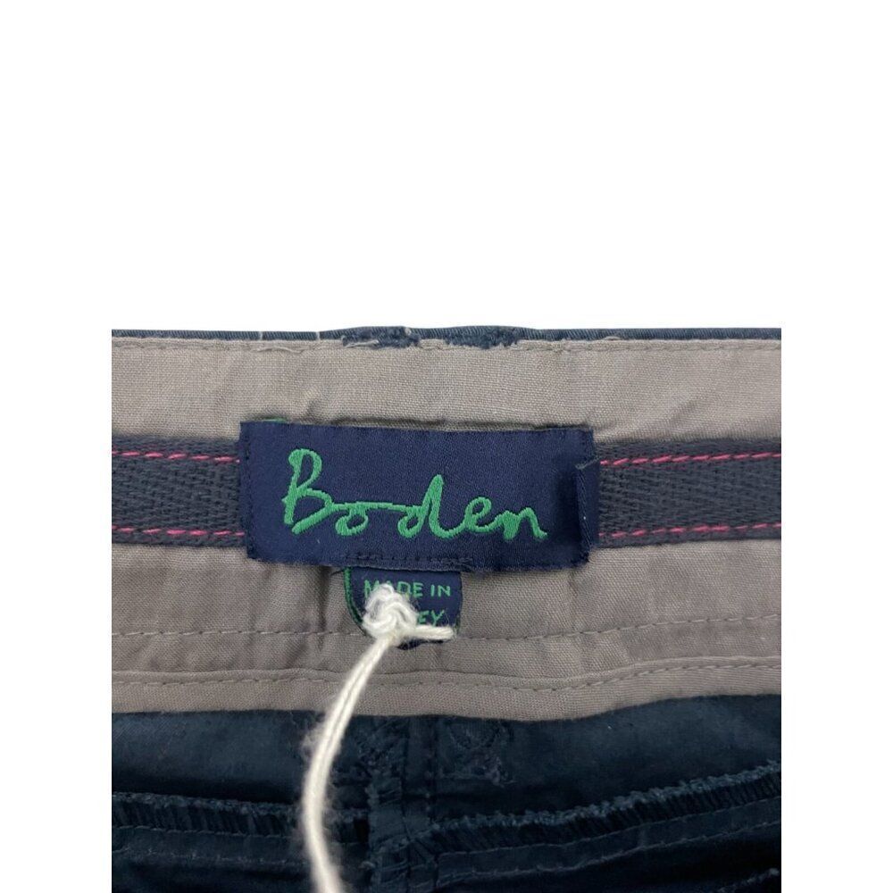 Boden Womens Pants chinos Blue UK 14 US 10 Bootcut Leg Stretch Flat Front NWT - Picture 4 of 16